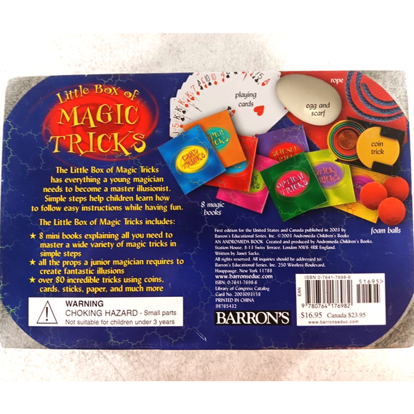 Little Box of Magic Tricks with Magic Books - Picture 2 of 3